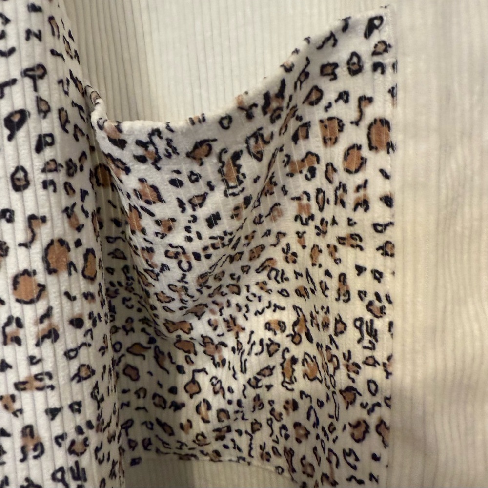 XL shein Leopard Print Button Down Jacket - Picture 8 of 14